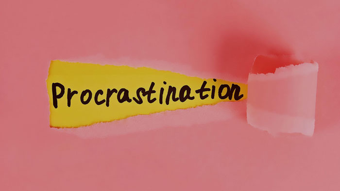 no te culpes por procrastinar